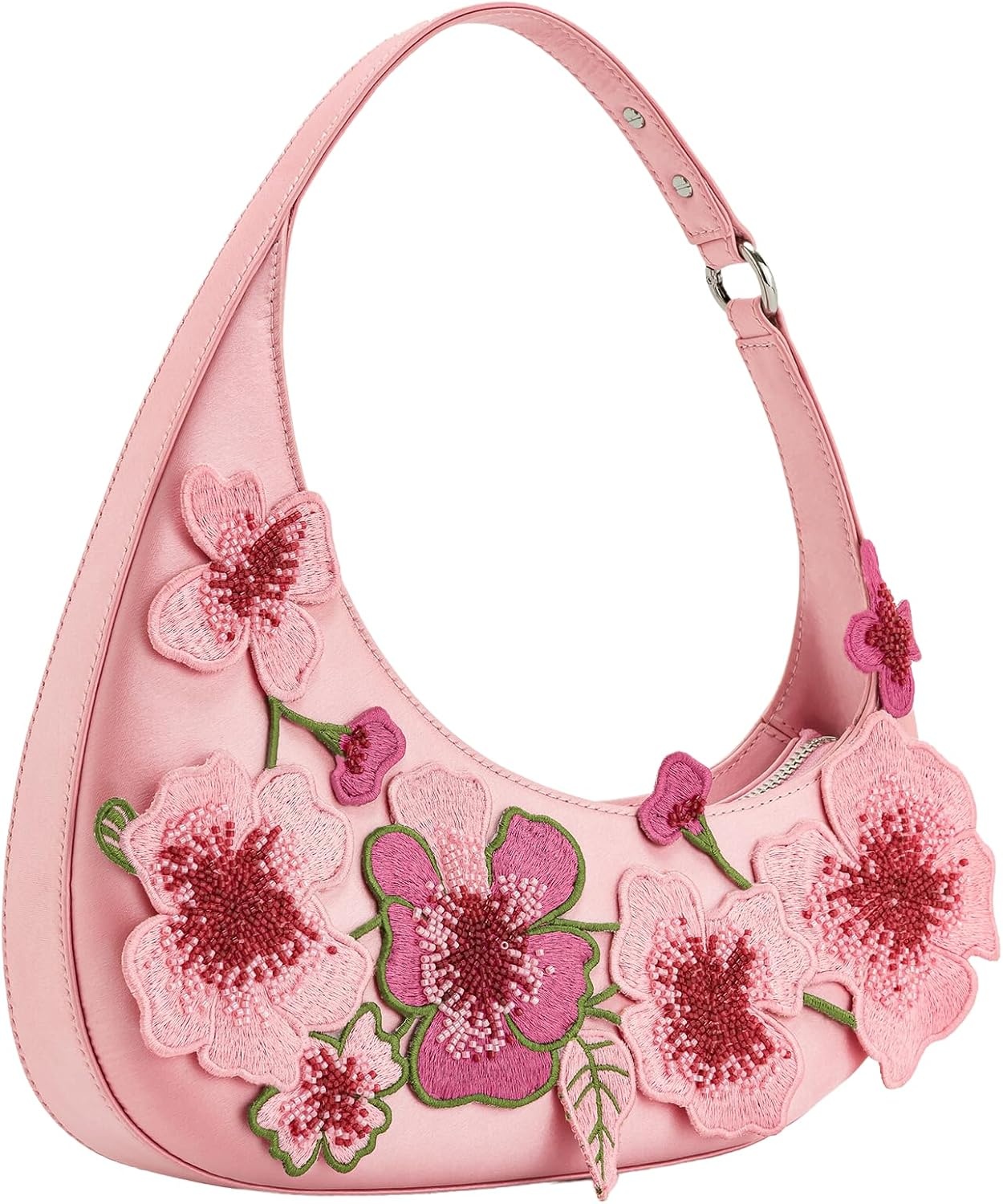 image:imageJW PEI Womens Harlee Shoulder BagEmbroidered Pink