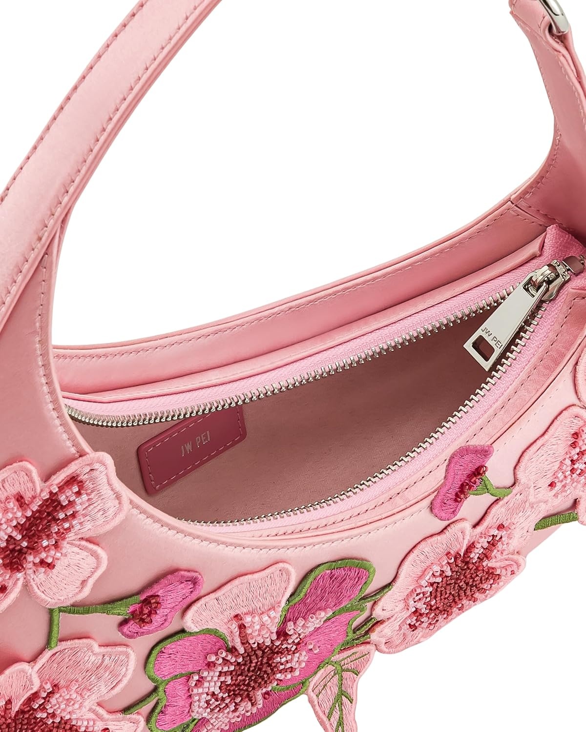image:imageJW PEI Womens Harlee Shoulder BagEmbroidered Pink