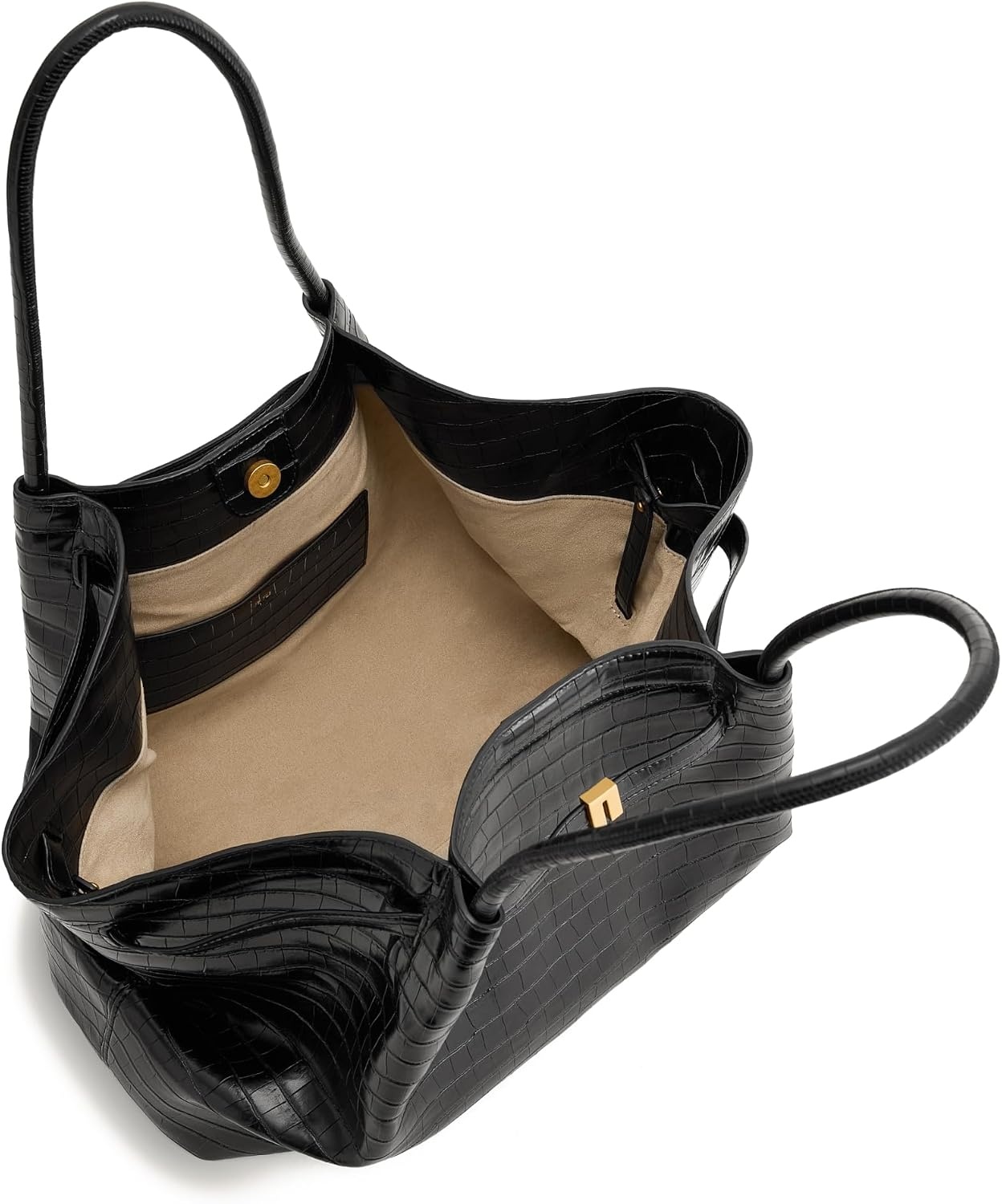 image:imageJW PEI Womens Hana Large Tote BagBlack Croc