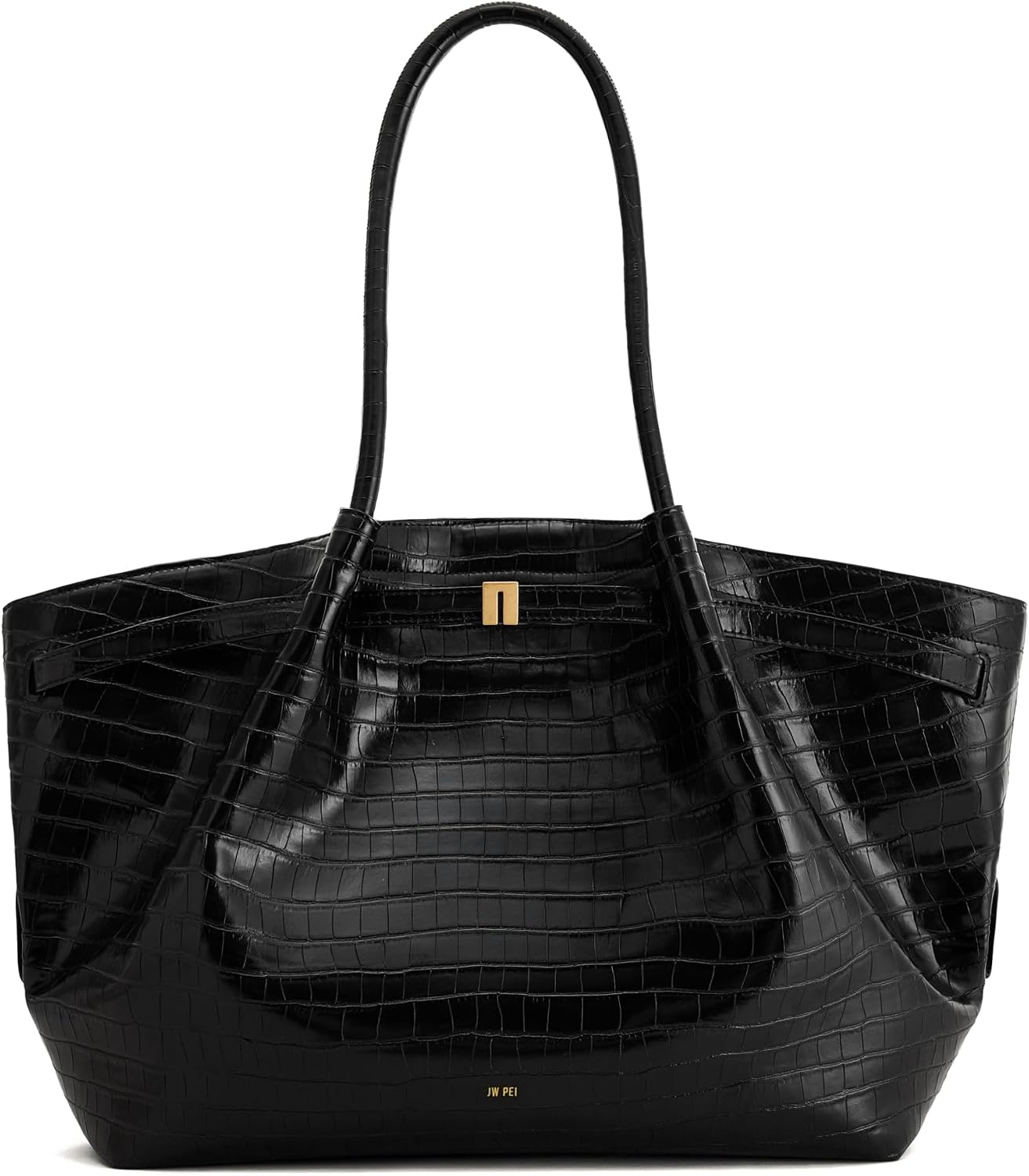image:imageJW PEI Womens Hana Large Tote BagBlack Croc