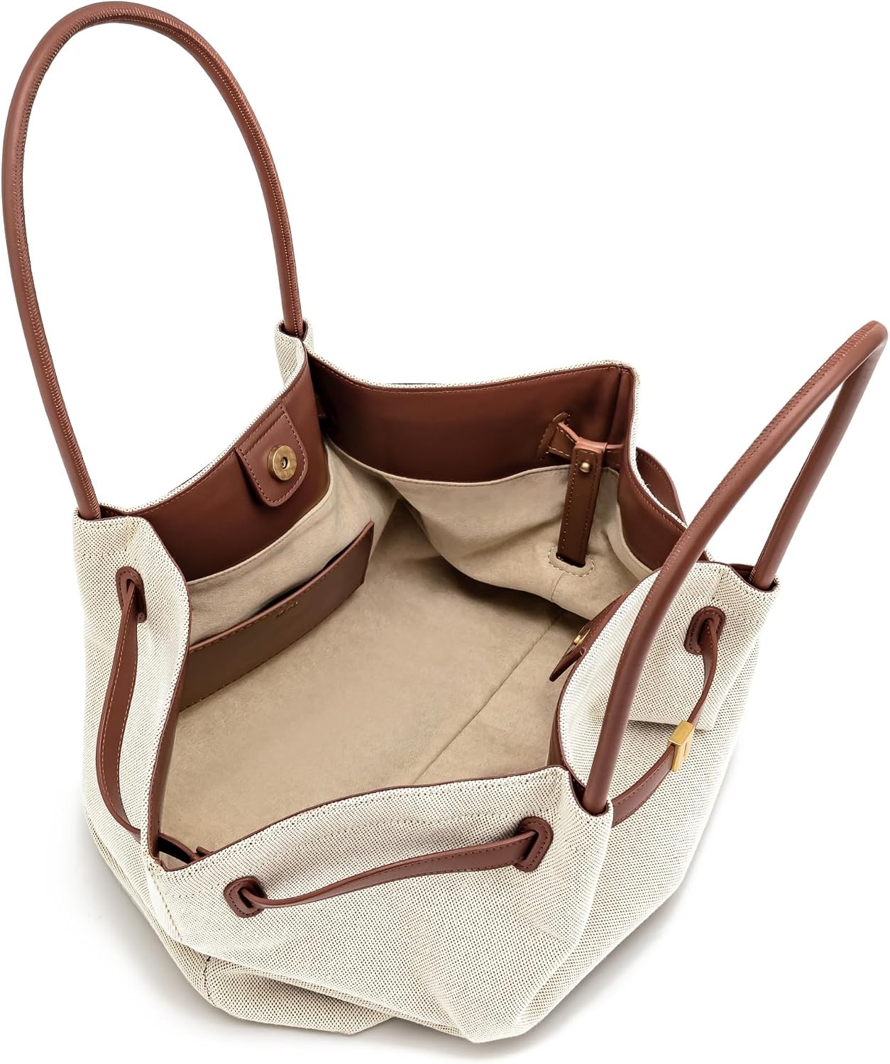 image:imageJW PEI Womens Hana Large Tote BagBrown Canvas