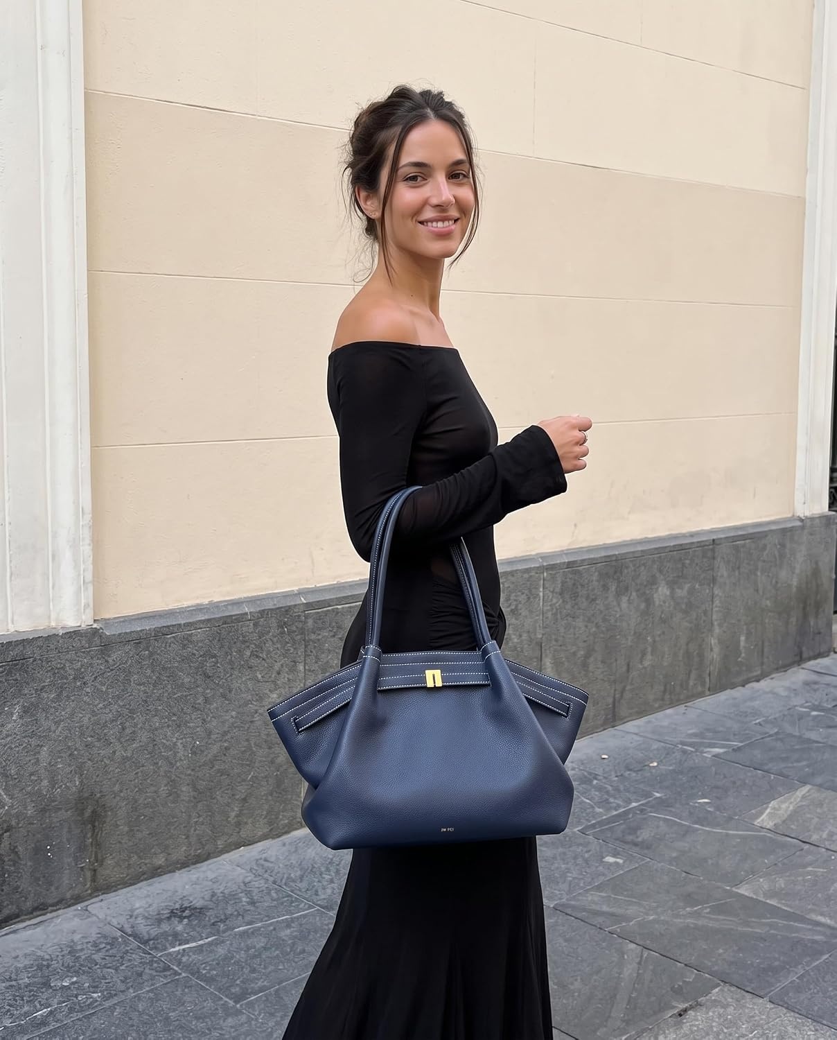 image:imageJW PEI Womens Hana Large Tote BagNavy