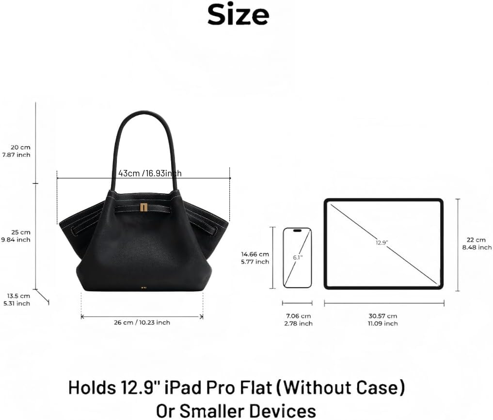 image:imageJW PEI Womens Hana Medium Tote BagBlack Vegan Leather