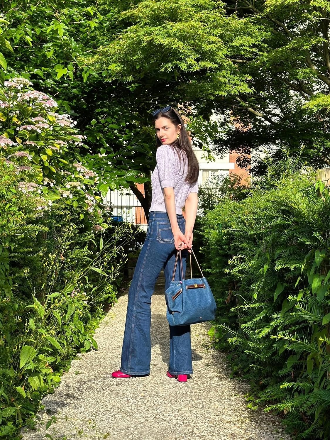 image:imageJW PEI Womens Hana Medium Tote BagBlue Denim