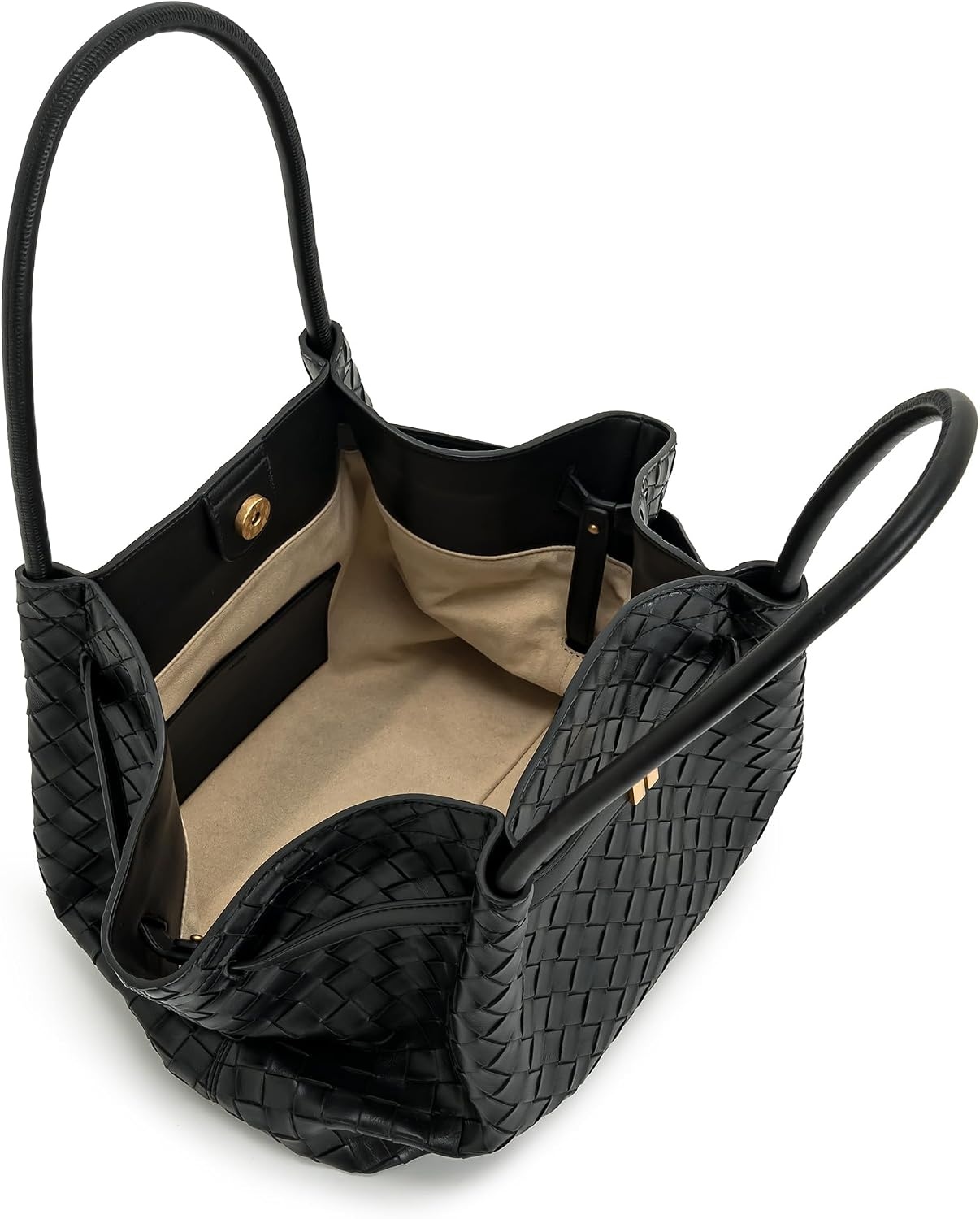 image:imageJW PEI Womens Hana Medium Tote BagBraided Black