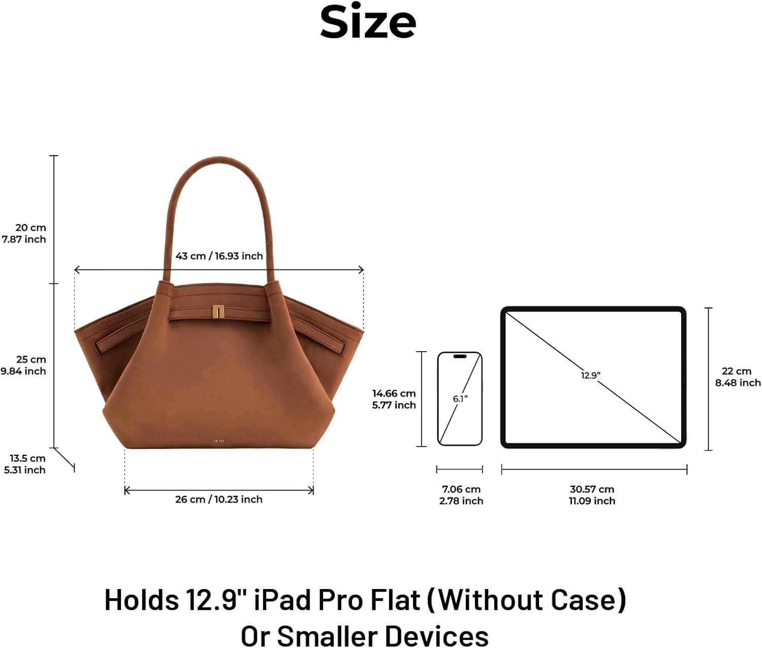 image:imageJW PEI Womens Hana Medium Tote BagBrown