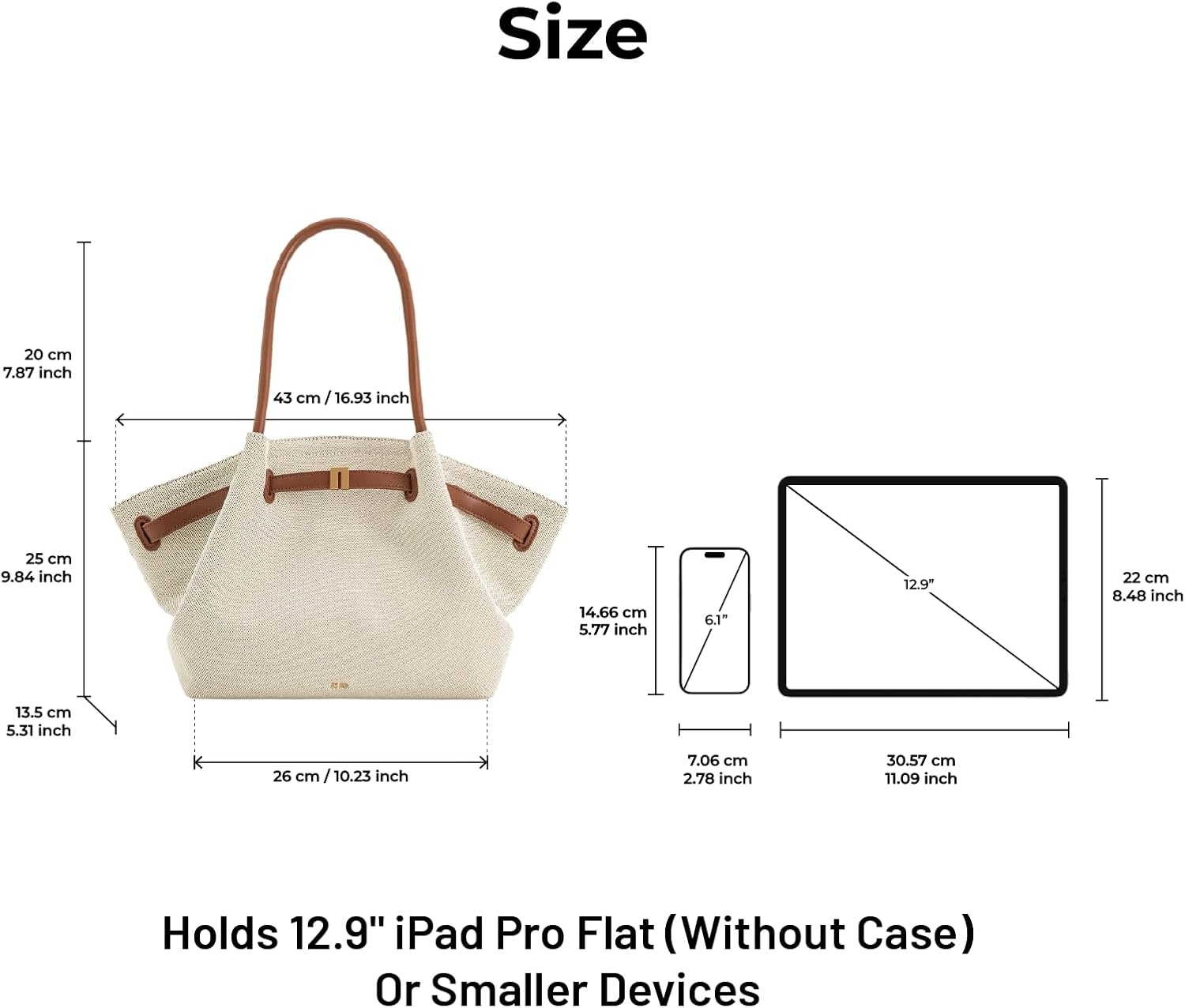 image:imageJW PEI Womens Hana Medium Tote BagBrown Canvas
