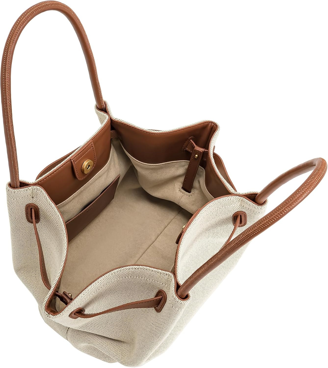 image:imageJW PEI Womens Hana Medium Tote BagBrown Canvas