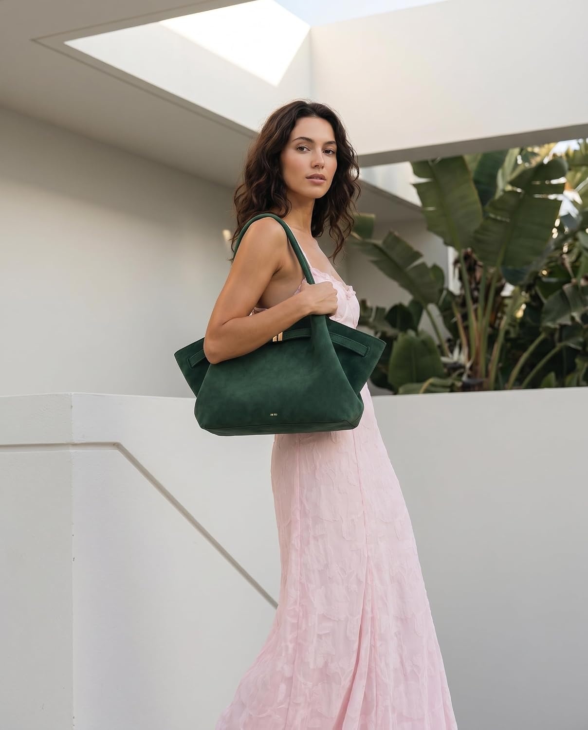 image:imageJW PEI Womens Hana Medium Tote BagForest Green