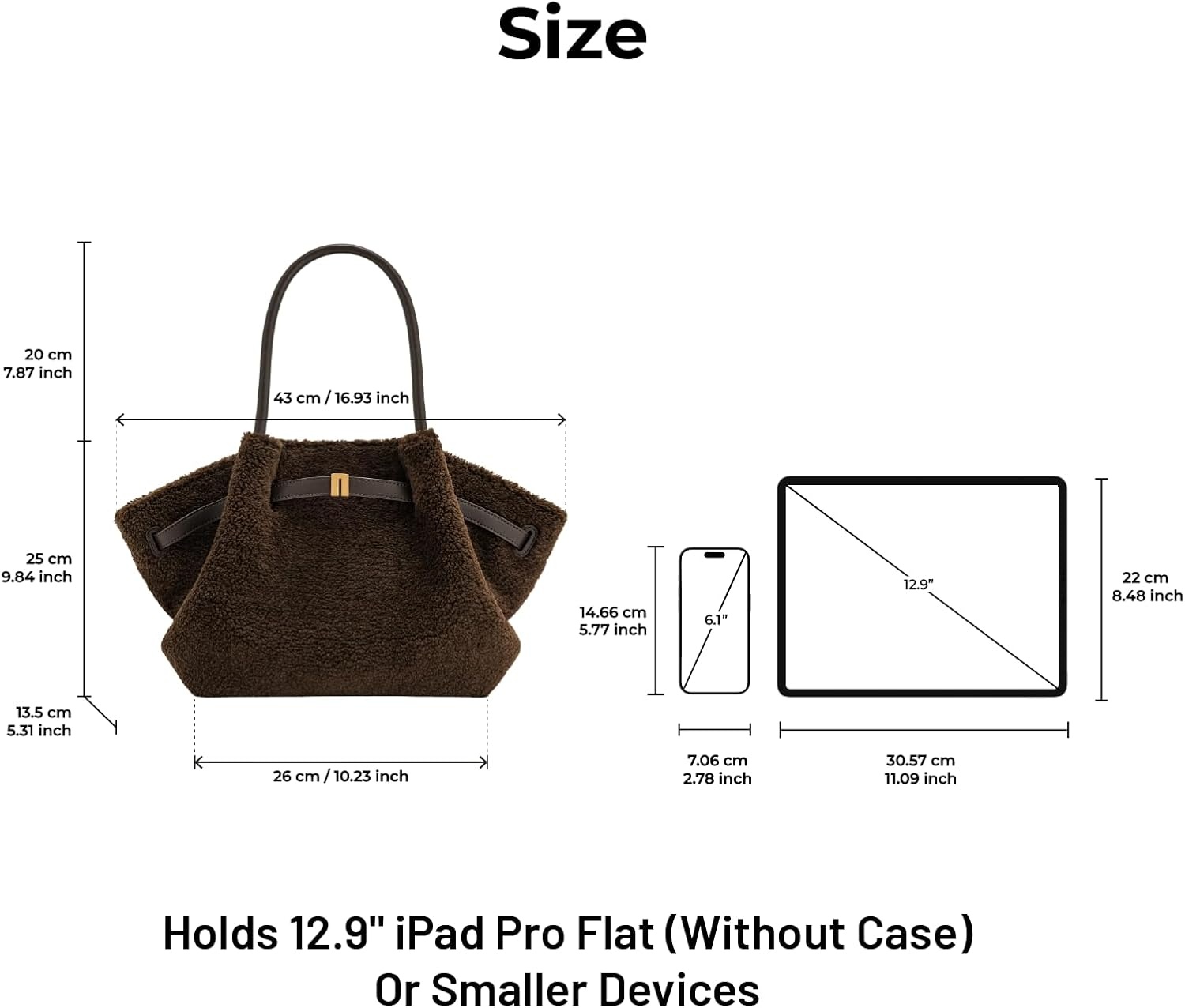 image:imageJW PEI Womens Hana Medium Tote BagMocha Brown