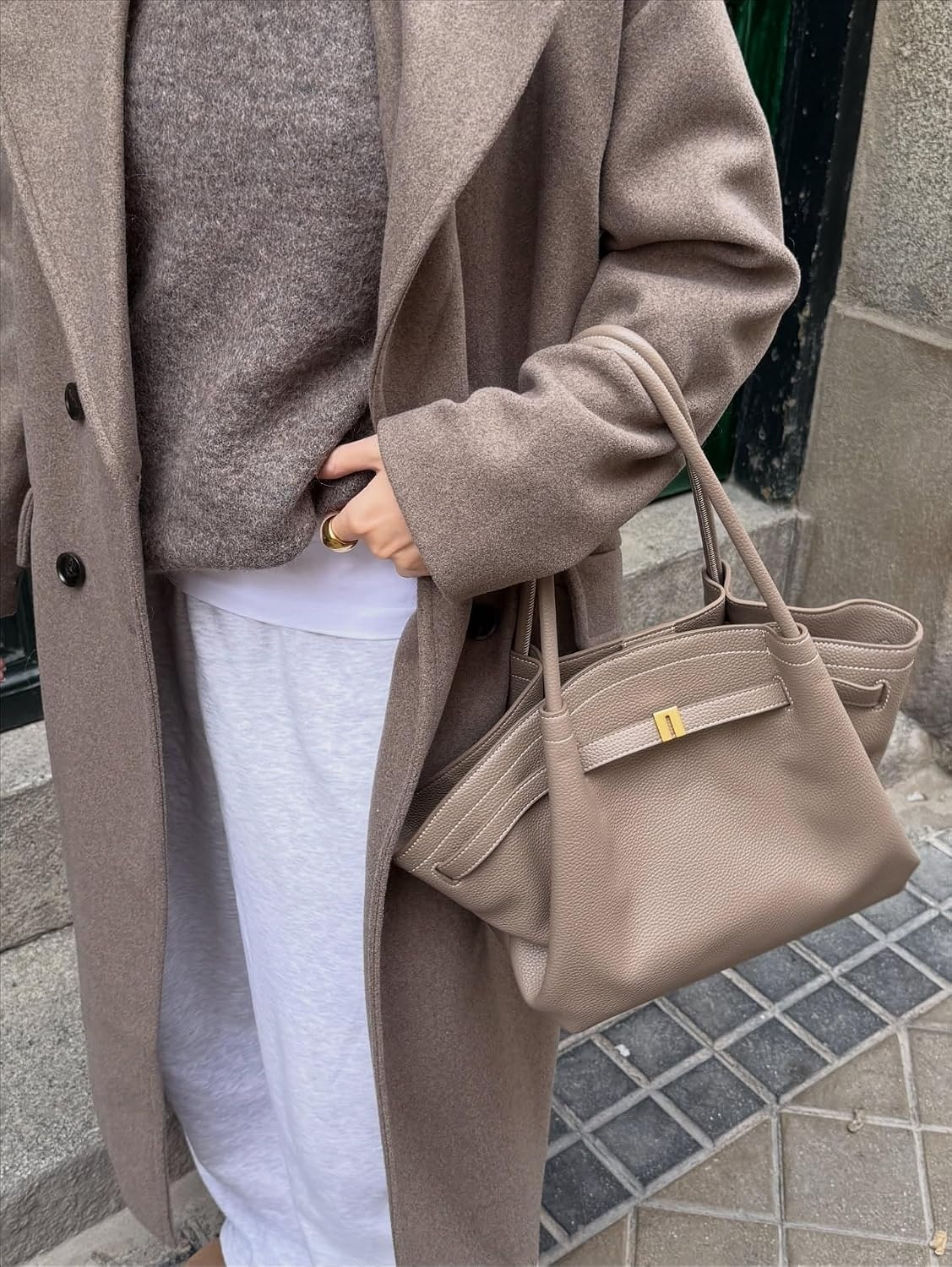 image:imageJW PEI Womens Hana Medium Tote BagTaupe