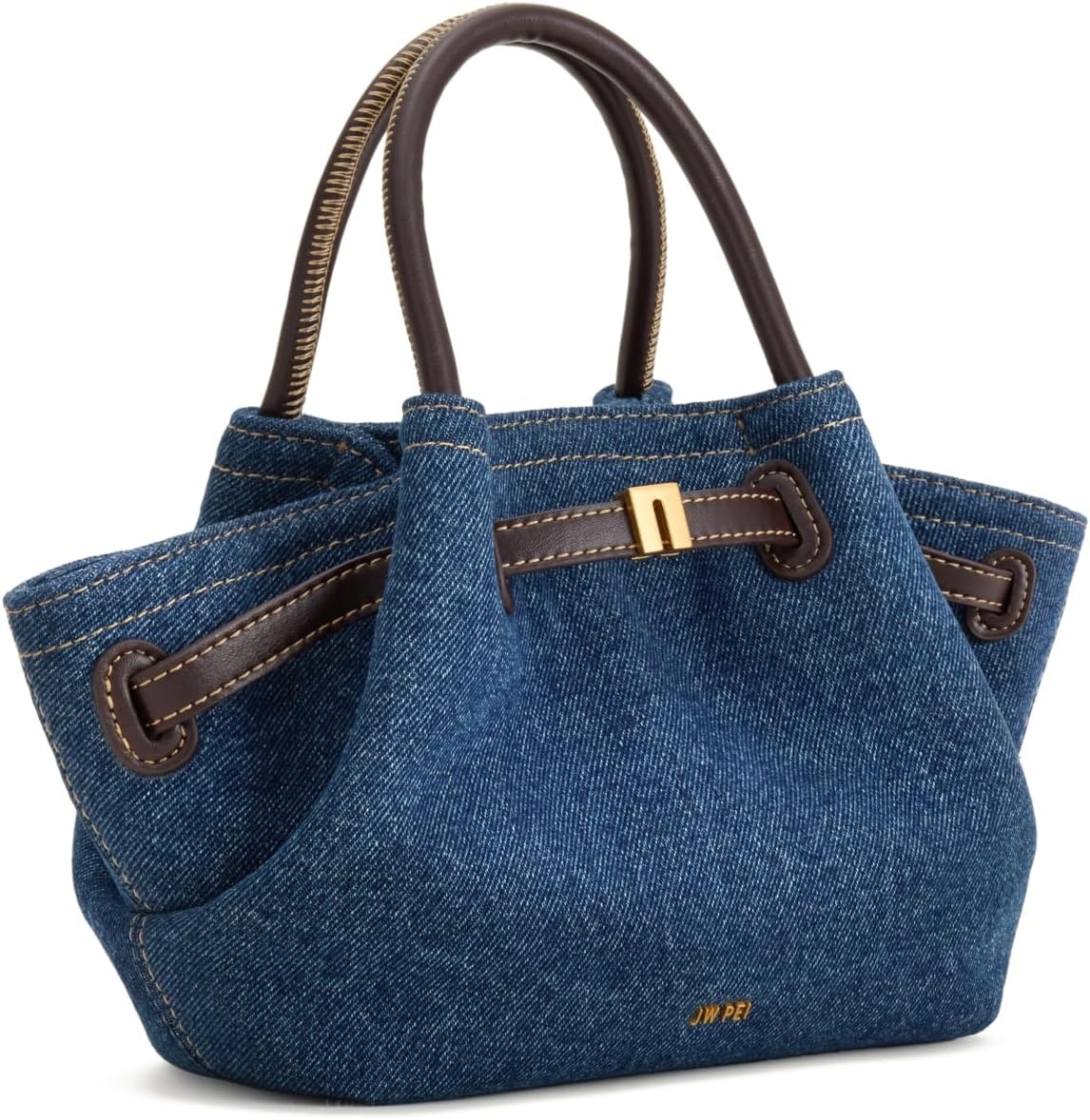 image:imageJW PEI Womens Hana Mini Tote BagBlue Denim