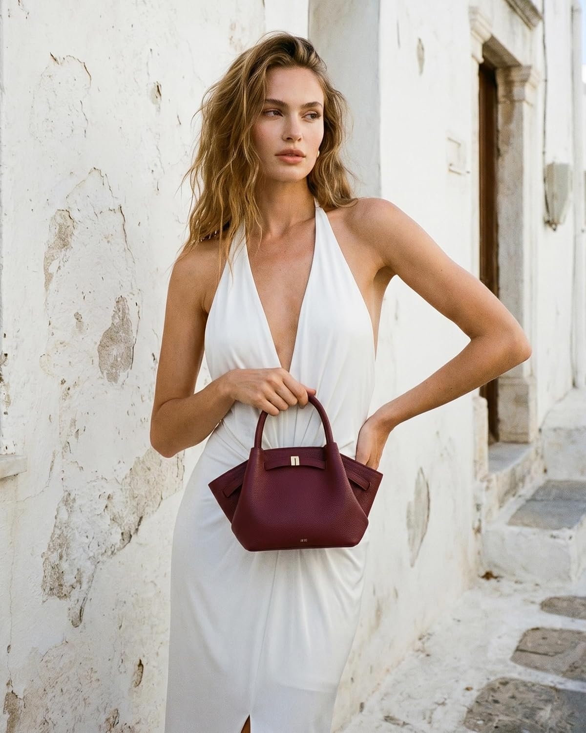 image:imageJW PEI Womens Hana Mini Tote BagBurgundy