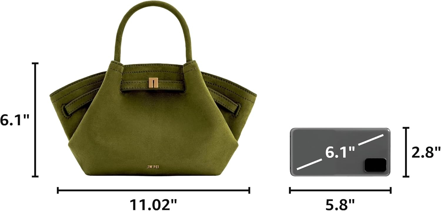 image:imageJW PEI Womens Hana Mini Tote BagDark Olive