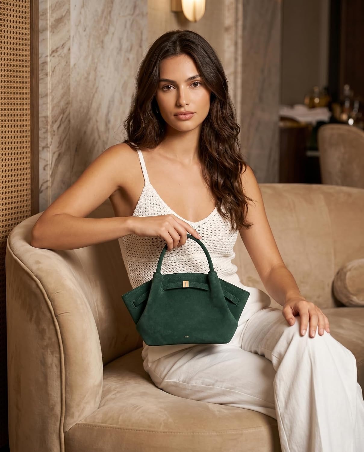 image:imageJW PEI Womens Hana Mini Tote BagForest Green