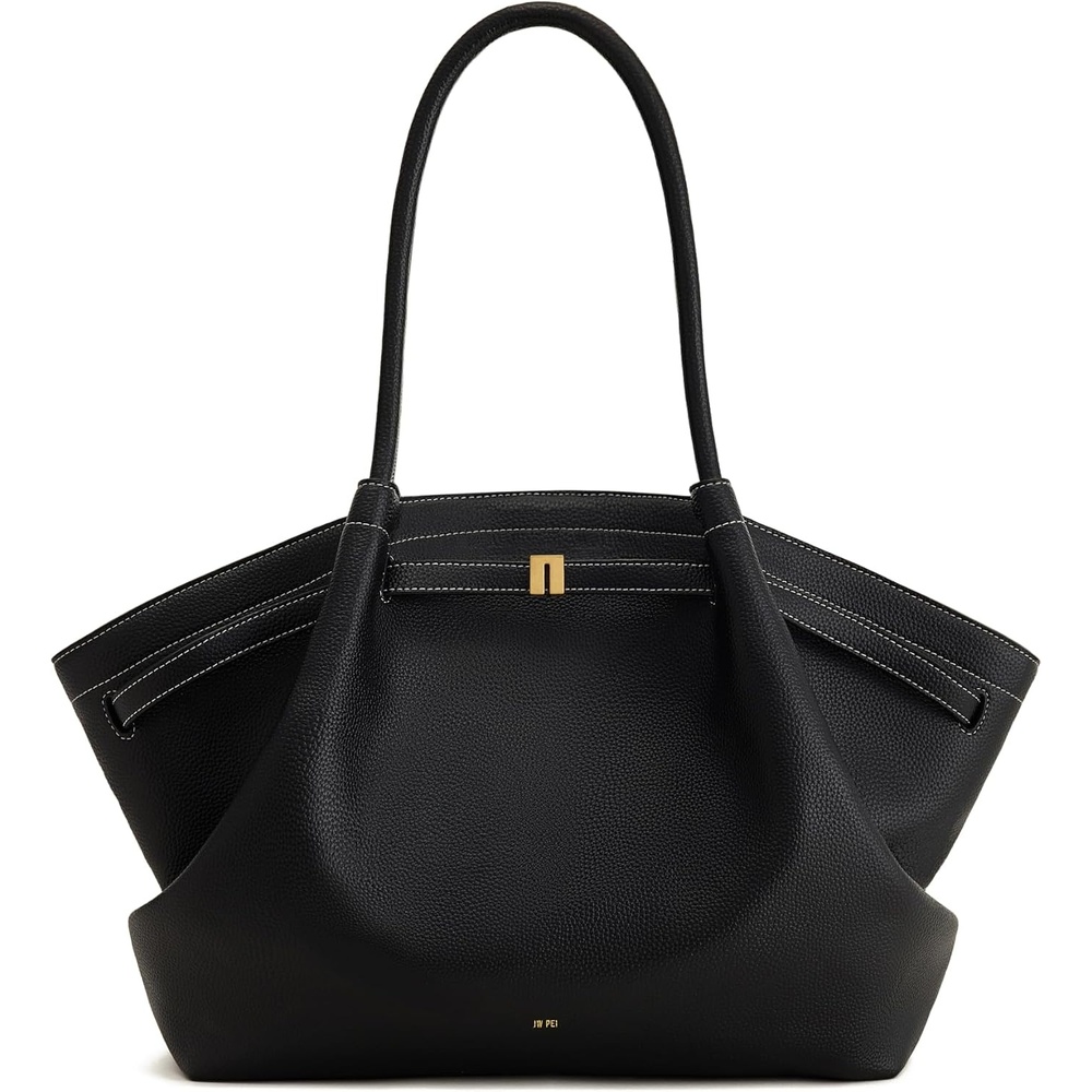image:imageJW PEI Womens Hana Large Tote BagSolid Black