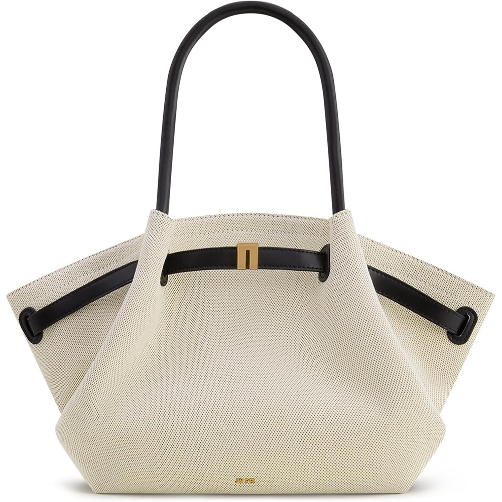 image:imageJW PEI Womens Hana Medium Tote BagBlack Canvas