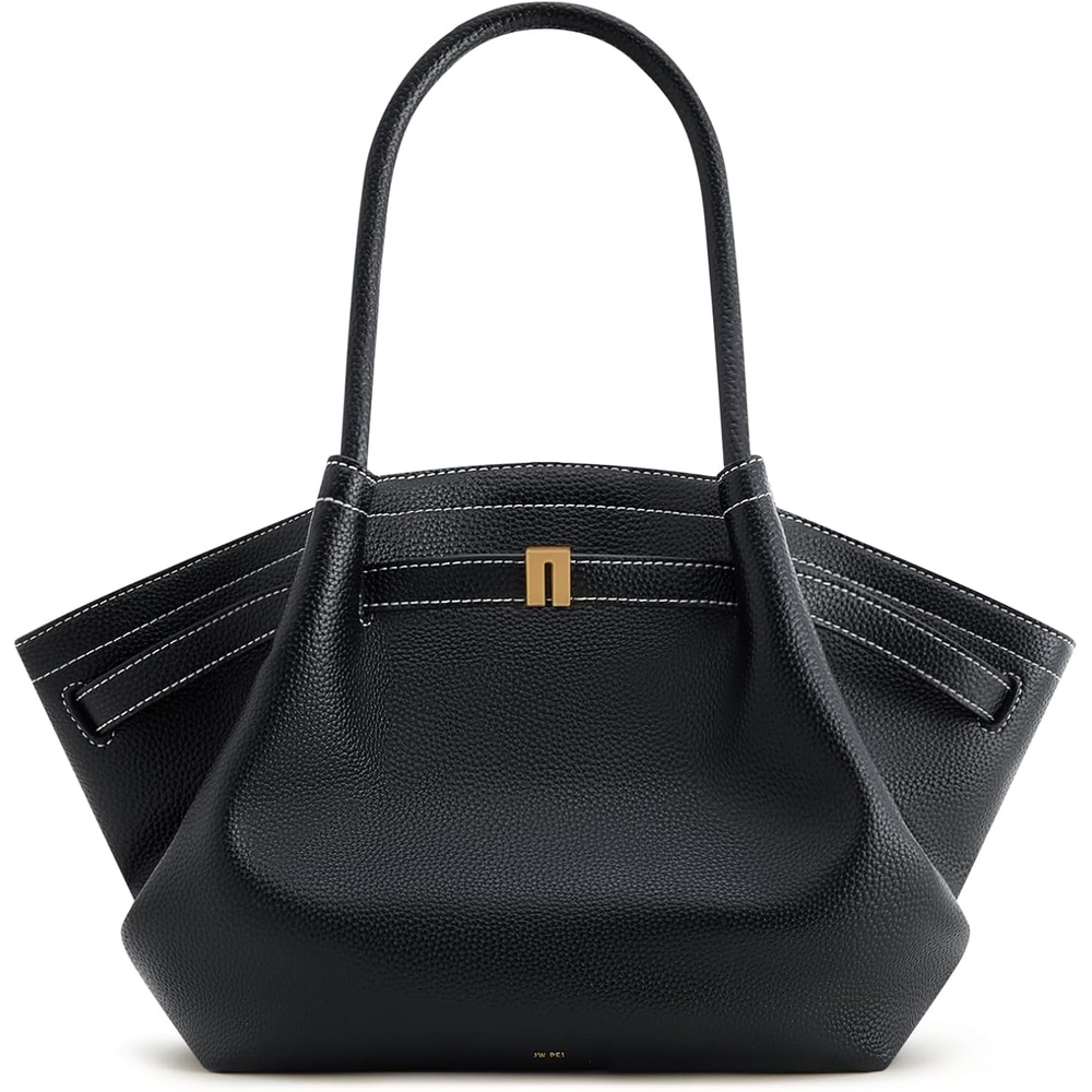 image:imageJW PEI Womens Hana Medium Tote BagBlack Vegan Leather