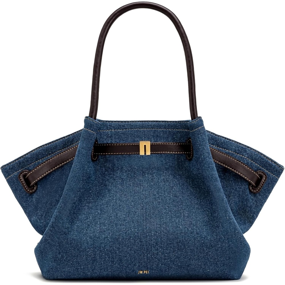 image:imageJW PEI Womens Hana Medium Tote BagBlue Denim