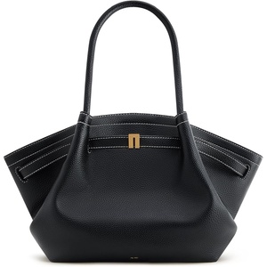 JW PEI Women’s Hana Medium Tote Bag(Black Vegan Leather)