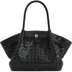 JW PEI Women’s Hana Medium Tote Bag(Braided Black)